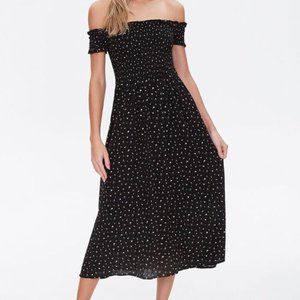 Floral Off-the-Shoulder Dress